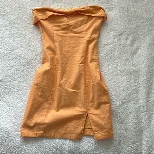 Mini strapless dress